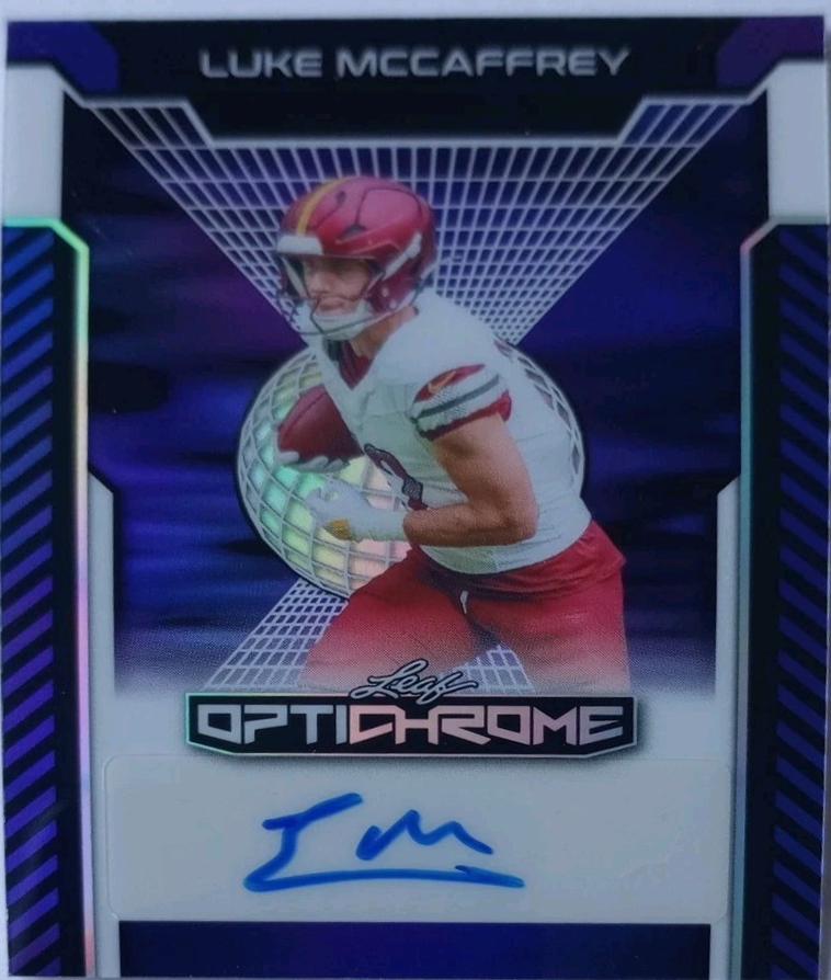 Luke McCaffrey [Purple Prismatic] #BA-LMC