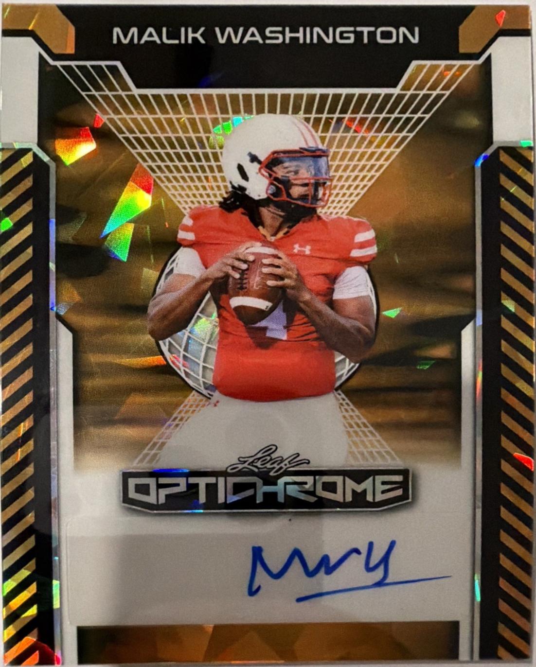 Malik Washington [Prismatic] #BA-MW1