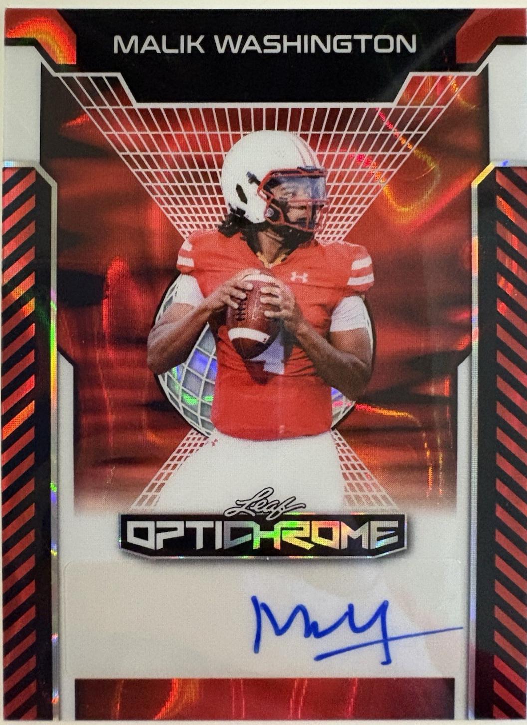 Malik Washington [Red Lava] #BA-MW1