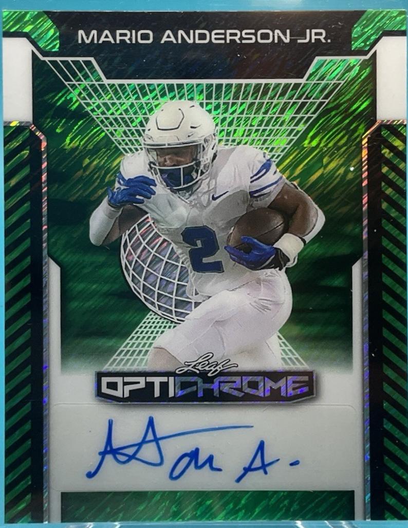 Mario Anderson Jr. [Green Shimmer] #BA-MA1