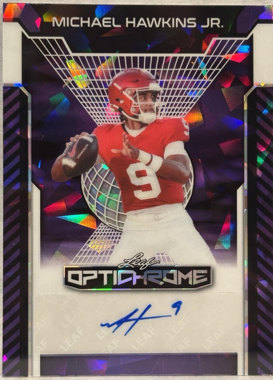 Michael Hawkins Jr. [Purple Crystal] #BA-MHJ