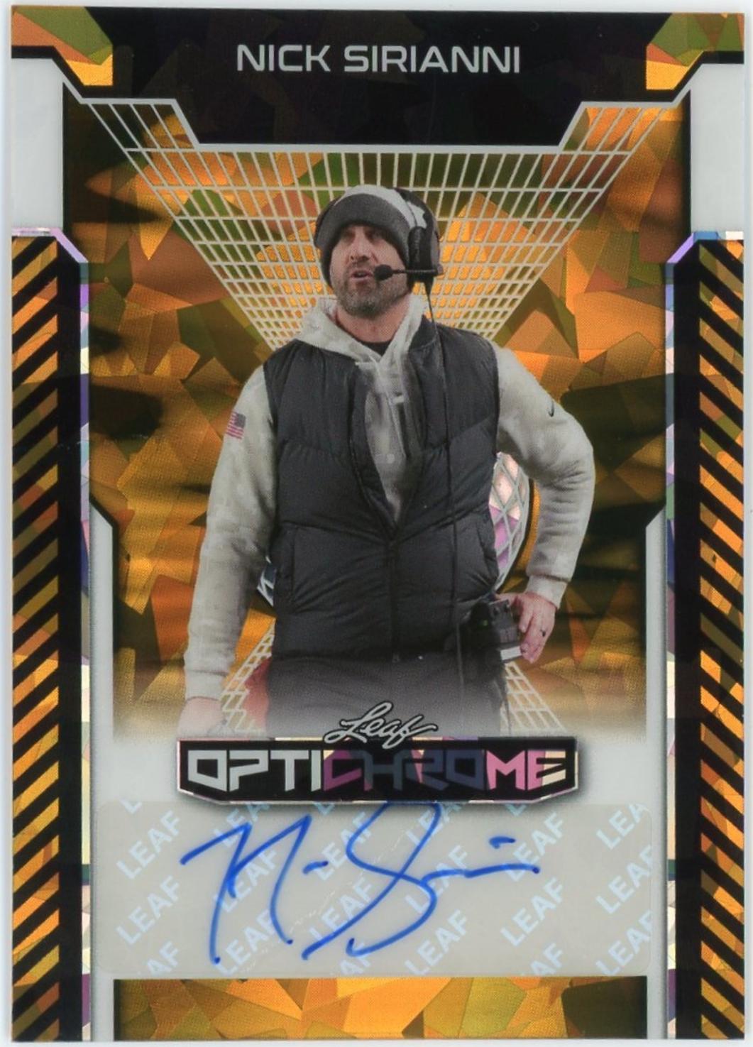 Nick Sirianni [Gold Crystal] #BA-NS1