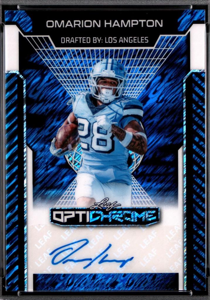 Omarion Hampton [Blue Shimmer] #BA-OH1