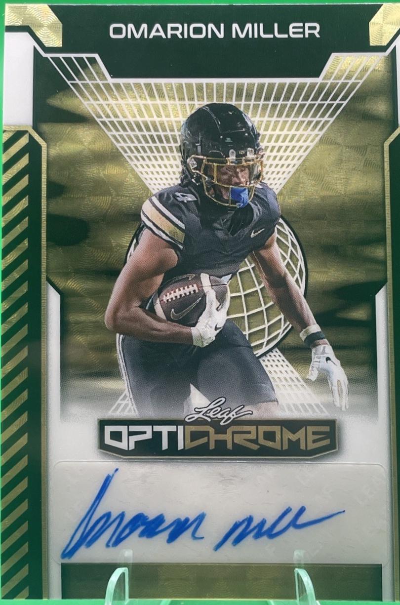 Omarion Hampton [Gold Prismatic] #BA-OH1