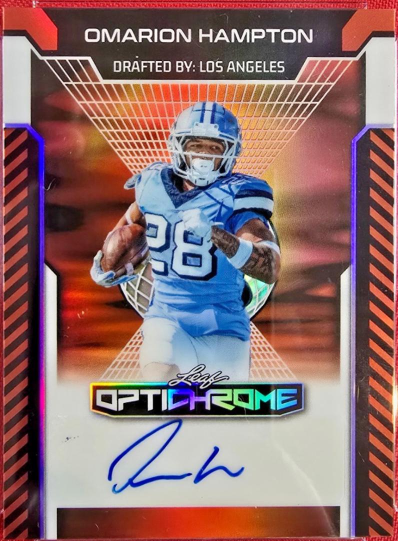 Omarion Hampton [Orange Prismatic] #BA-OH1