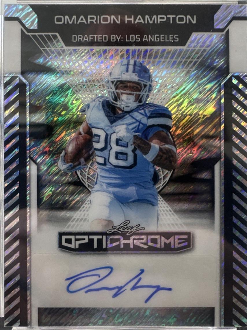 Omarion Hampton [Silver Shimmer] #BA-OH1
