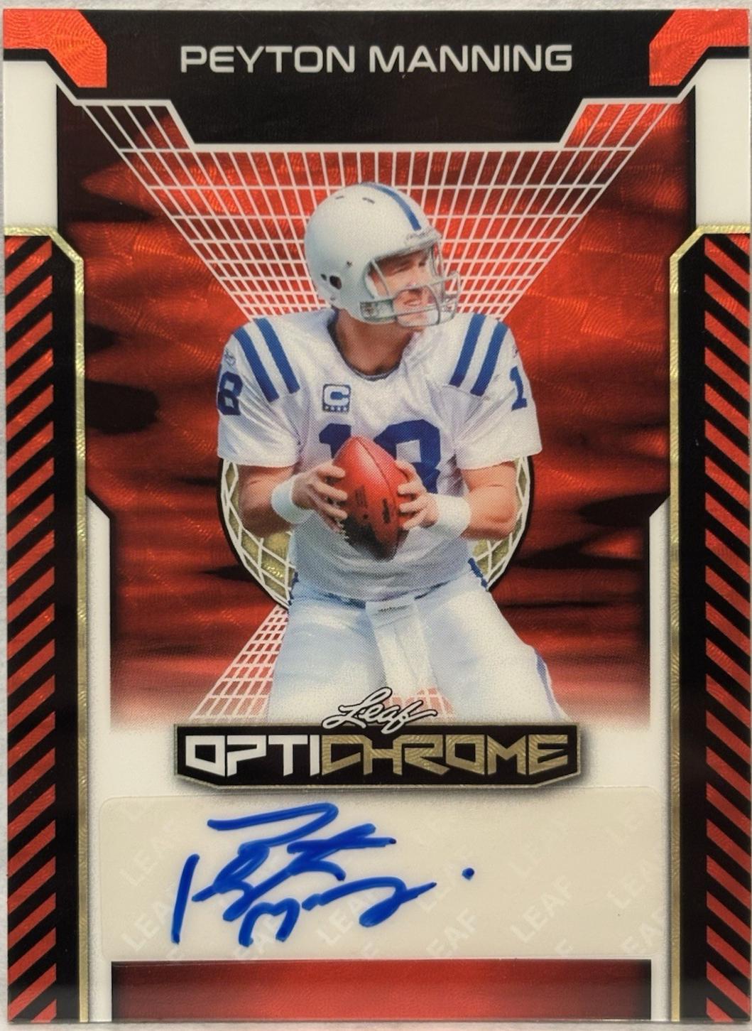 Peyton Manning [Red Prismatic] #BA-PM3