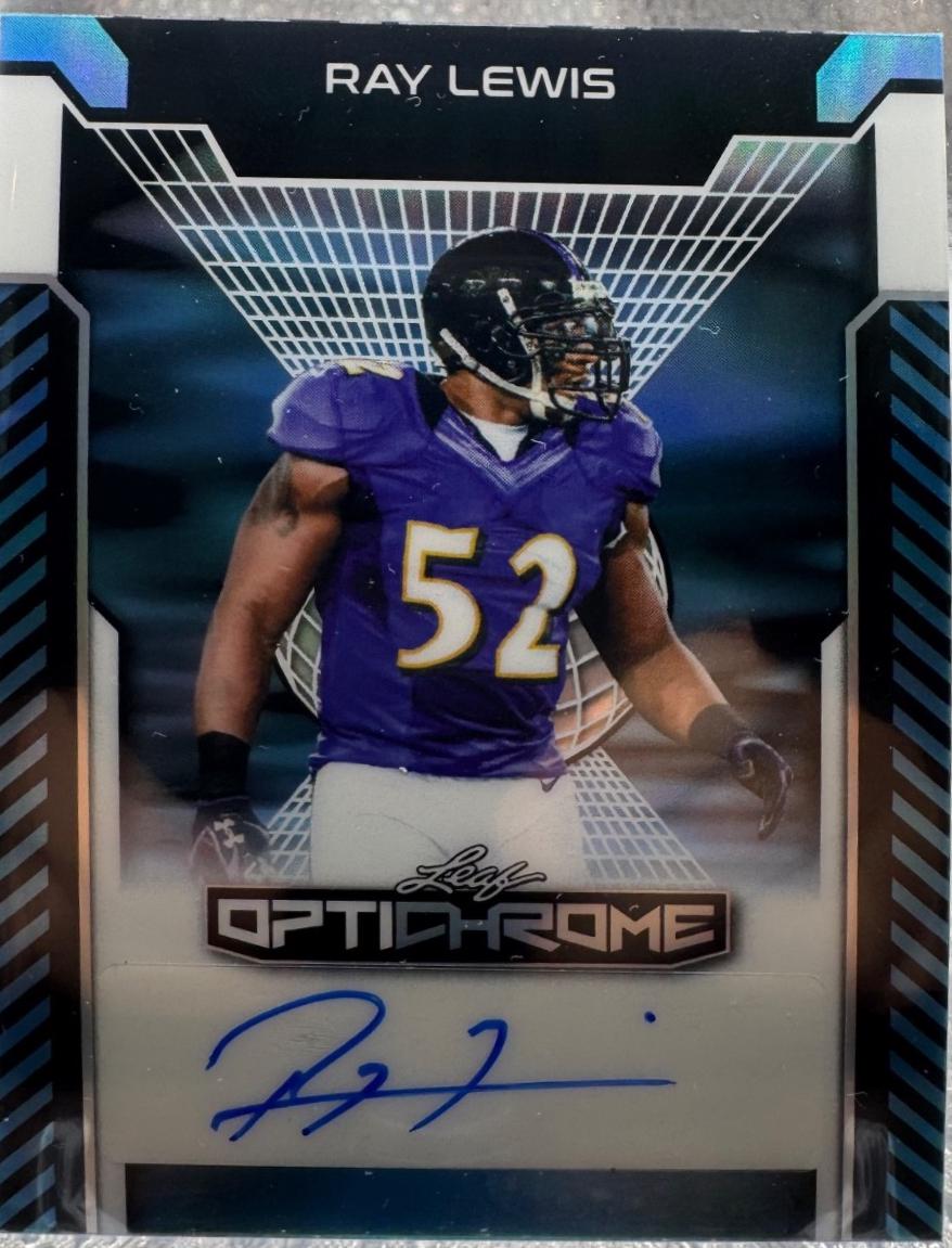 Ray Lewis [Blue Prismatic] #BA-RL2