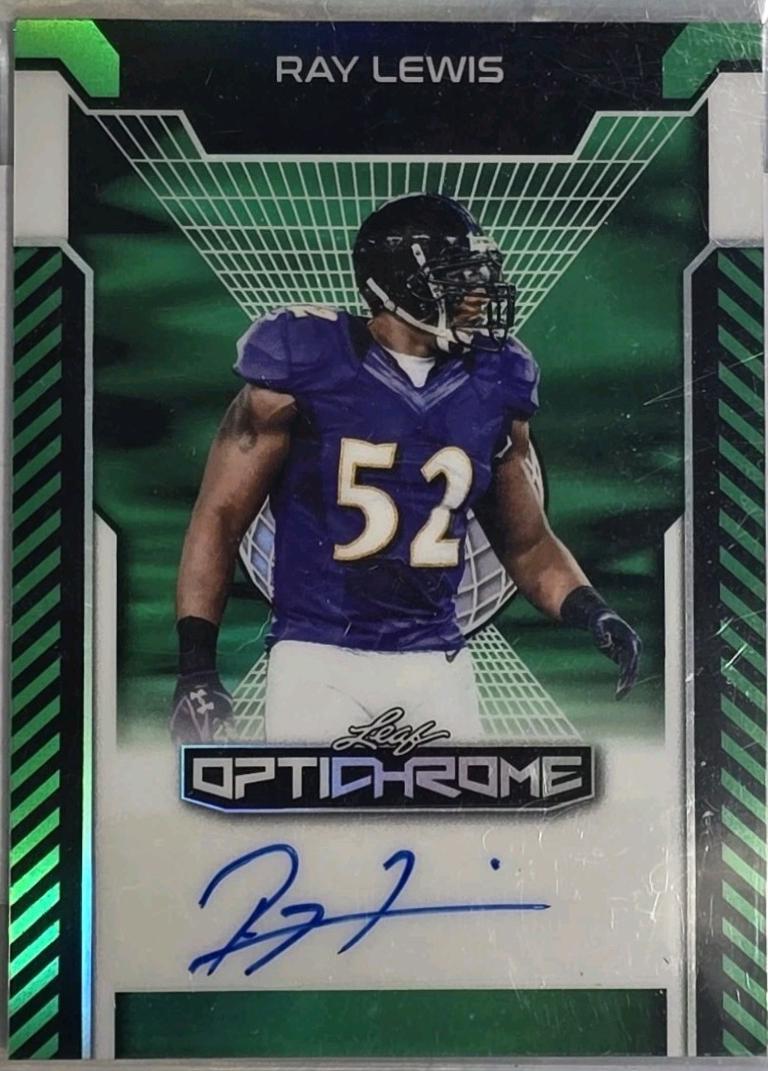 Ray Lewis [Green Prismatic] #BA-RL2