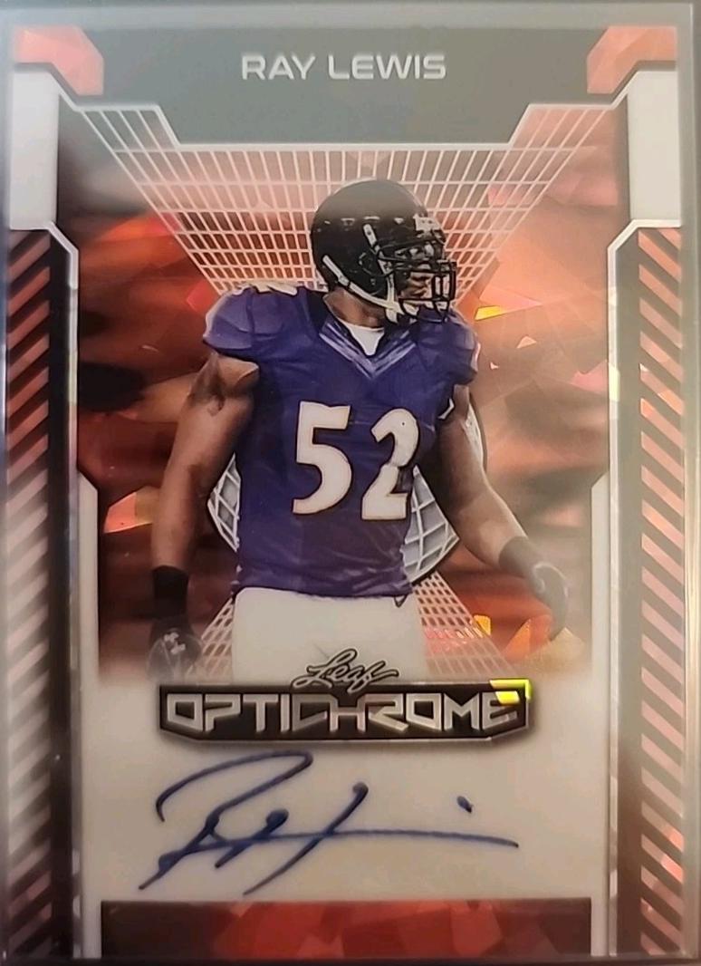 Ray Lewis [Orange Prismatic] #BA-RL2
