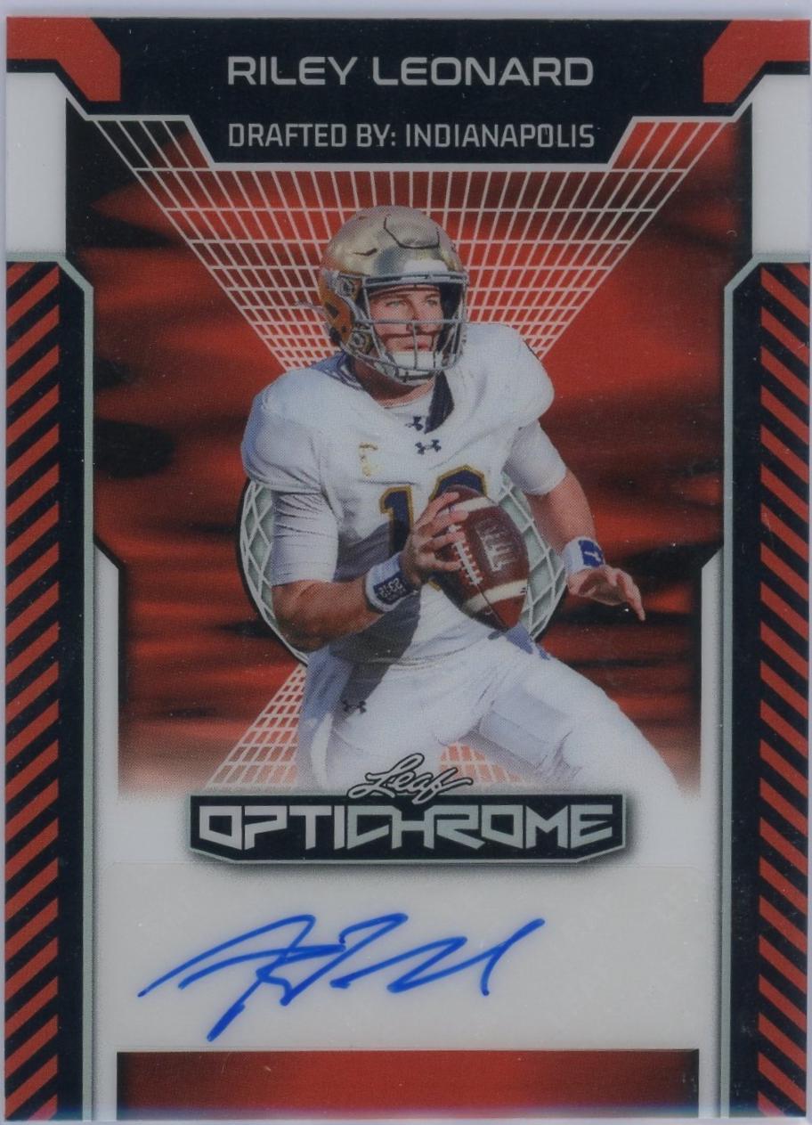Riley Leonard [Orange Prismatic] #BA-RL1