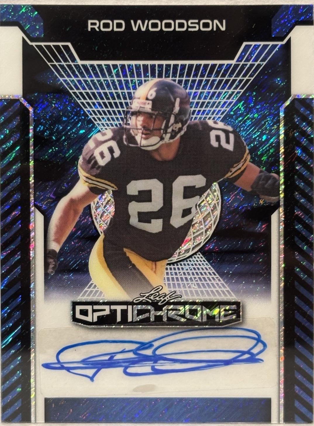 Rod Woodson [Blue Shimmer] #BA-RW4