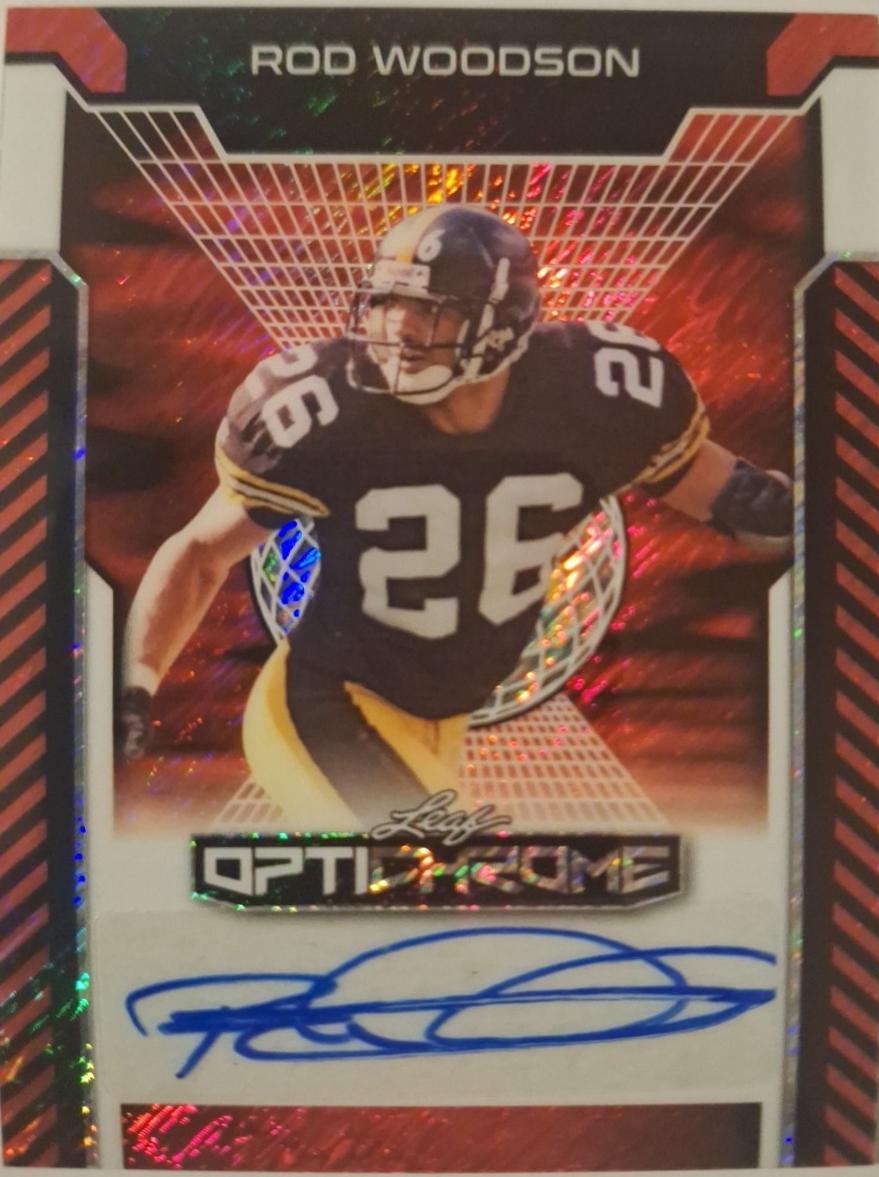 Rod Woodson [Red Prismatic] #BA-RW4