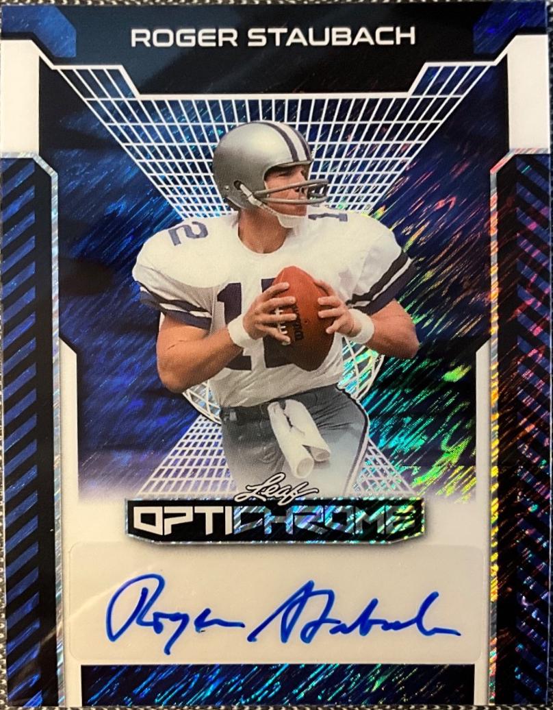 Roger Staubach [Blue Shimmer] #BA-RS1