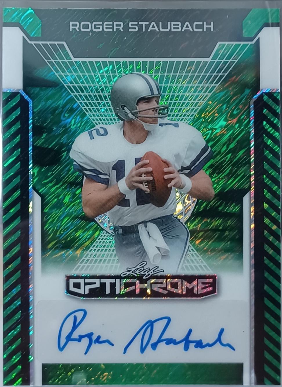 Roger Staubach [Green Shimmer] #BA-RS1