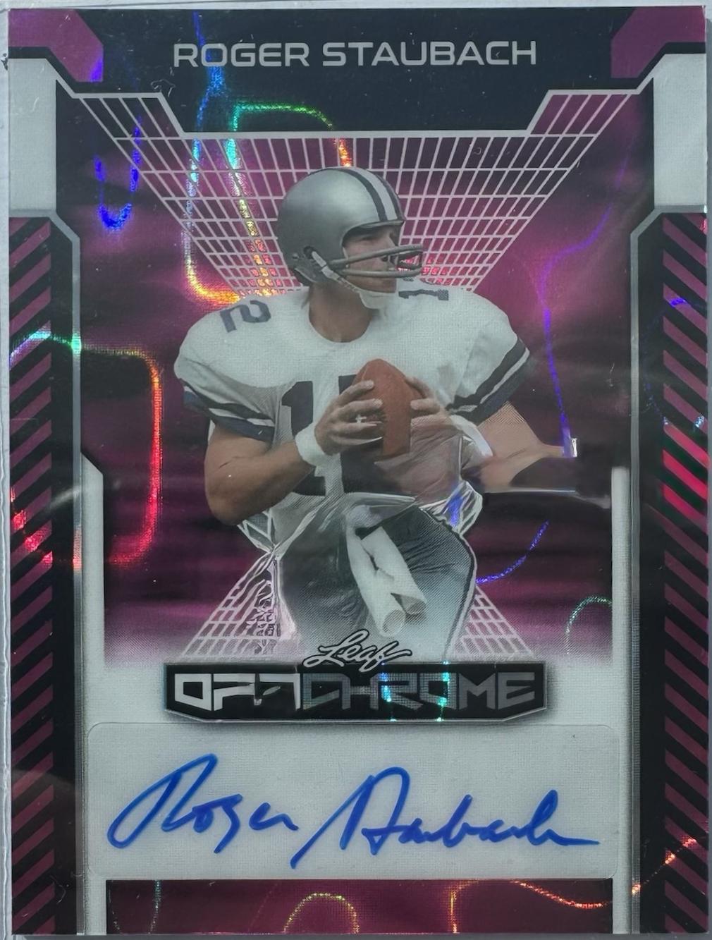 Roger Staubach [Pink Prismatic] #BA-RS1