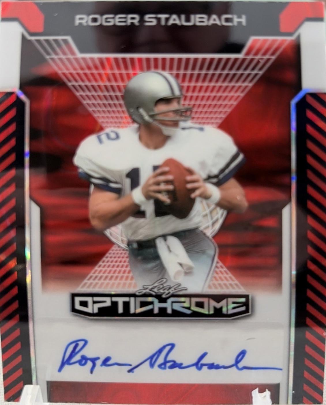 Roger Staubach [Red Lava] #BA-RS1