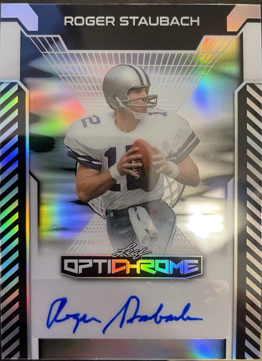 Roger Staubach [Silver Prismatic] #BA-RS1