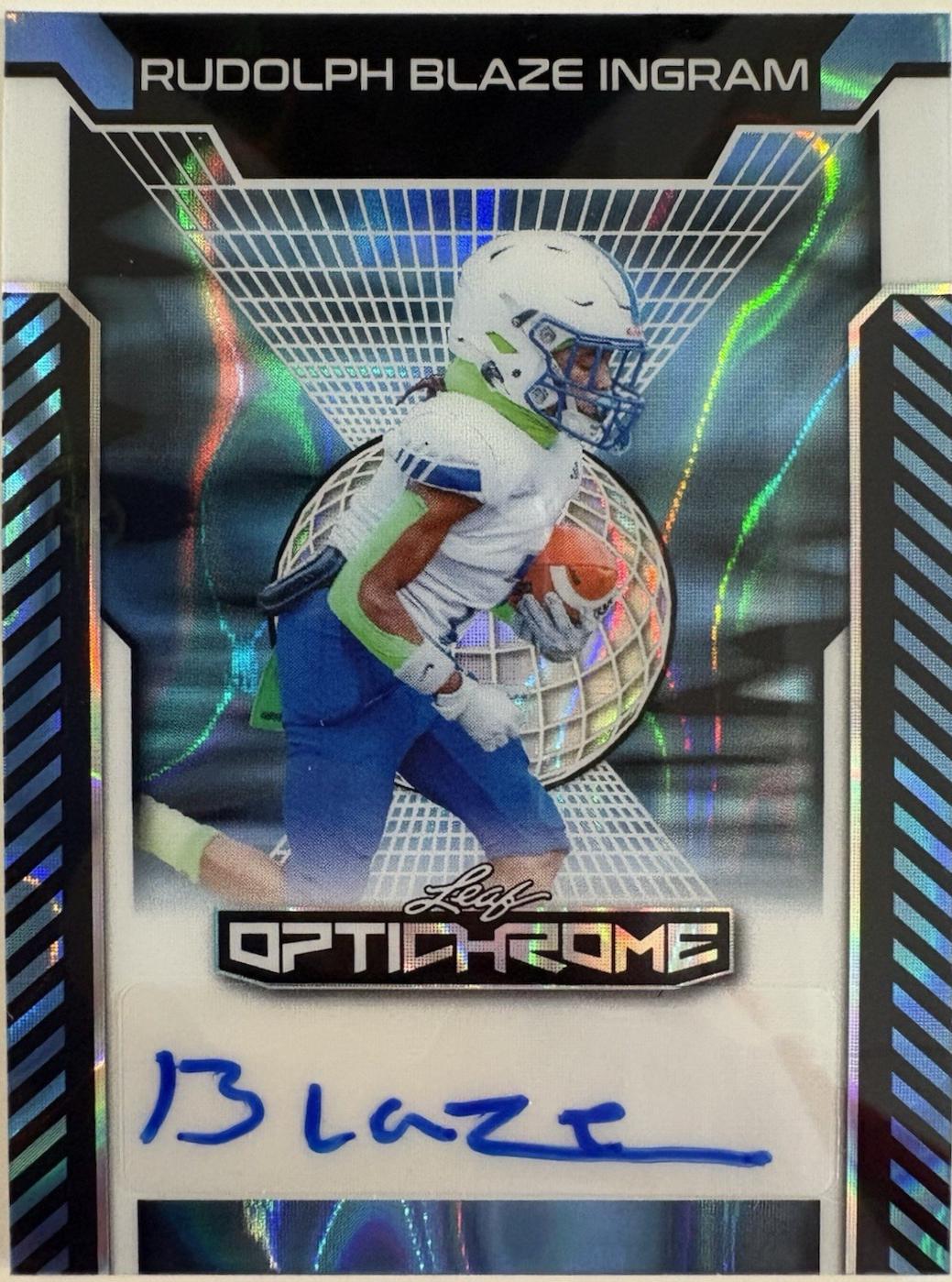 Rudolph Blaze Ingram [Blue Lava] #BA-RBI