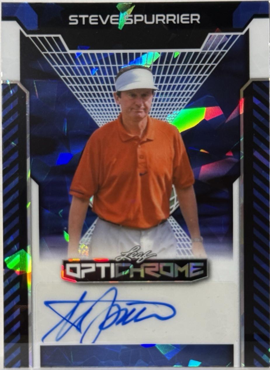 Steve Spurrier [Blue Prismatic] #BA-SS1
