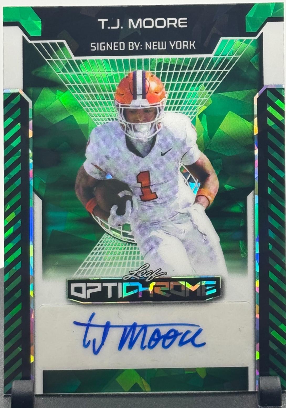 T.J. Moore [Green Prismatic] #BA-TJM