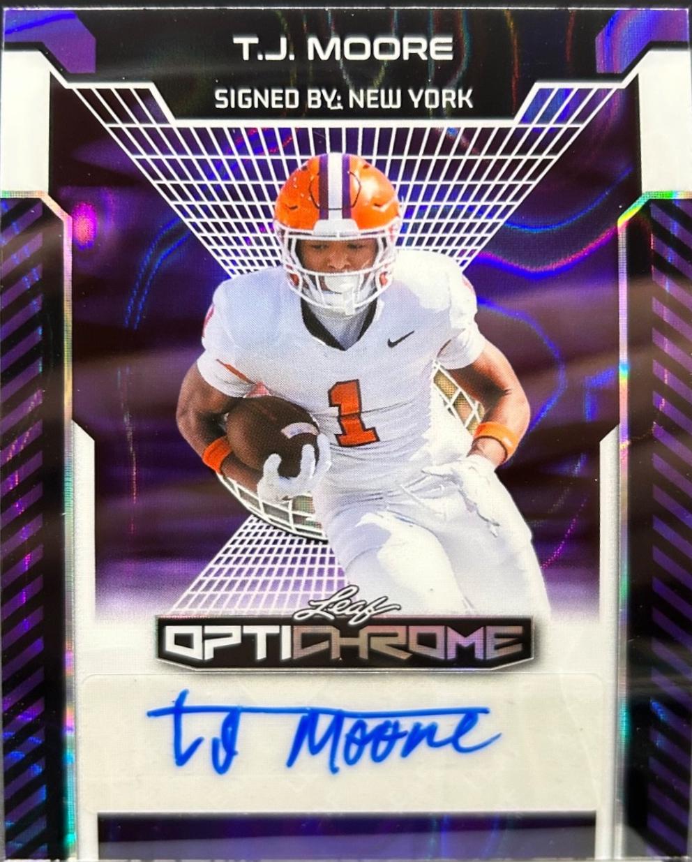 T.J. Moore [Purple Prismatic] #BA-TJM