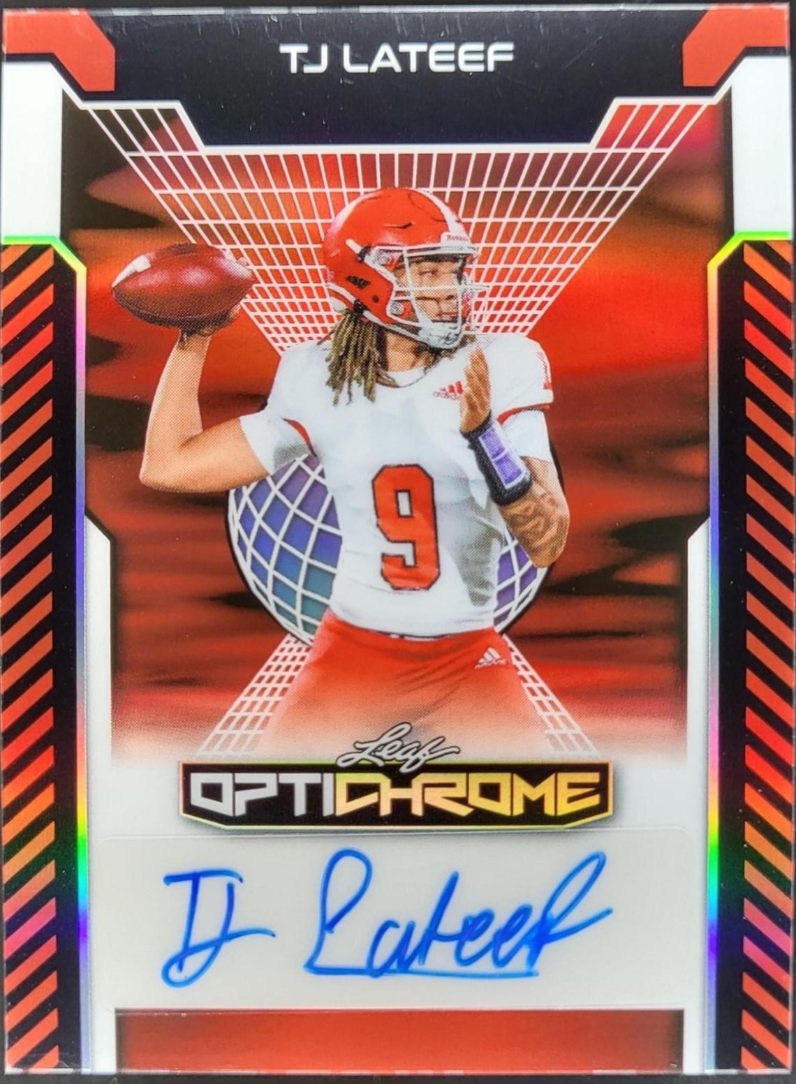 TJ Lateef [Red Prismatic] #BA-TJL