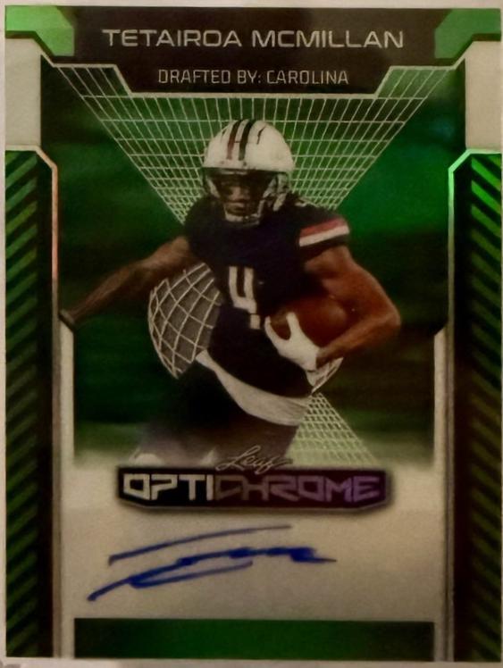 Tetairoa McMillan [Green Prismatic] #BA-TMM