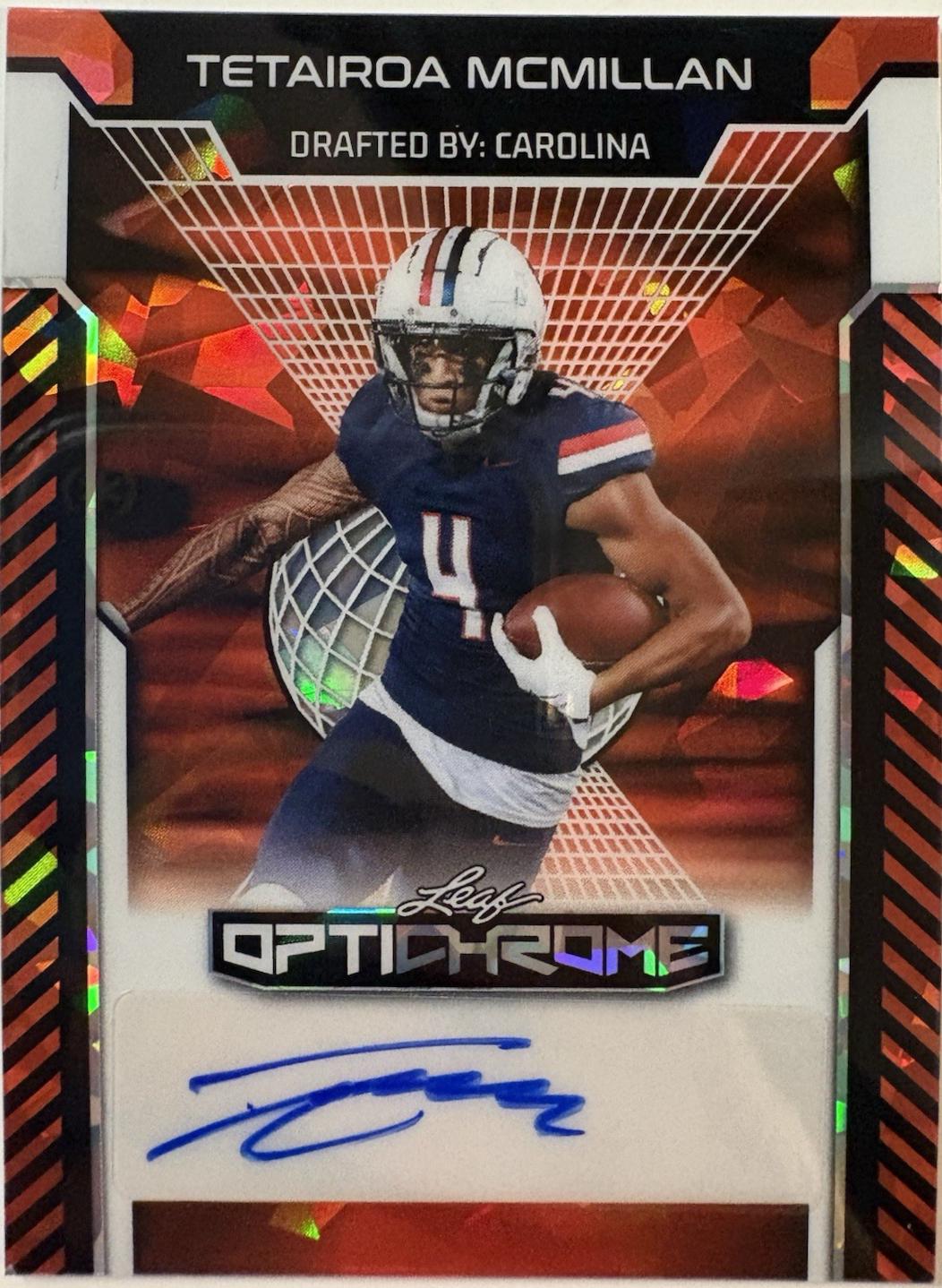 Tetairoa McMillan [Orange Crystal] #BA-TMM