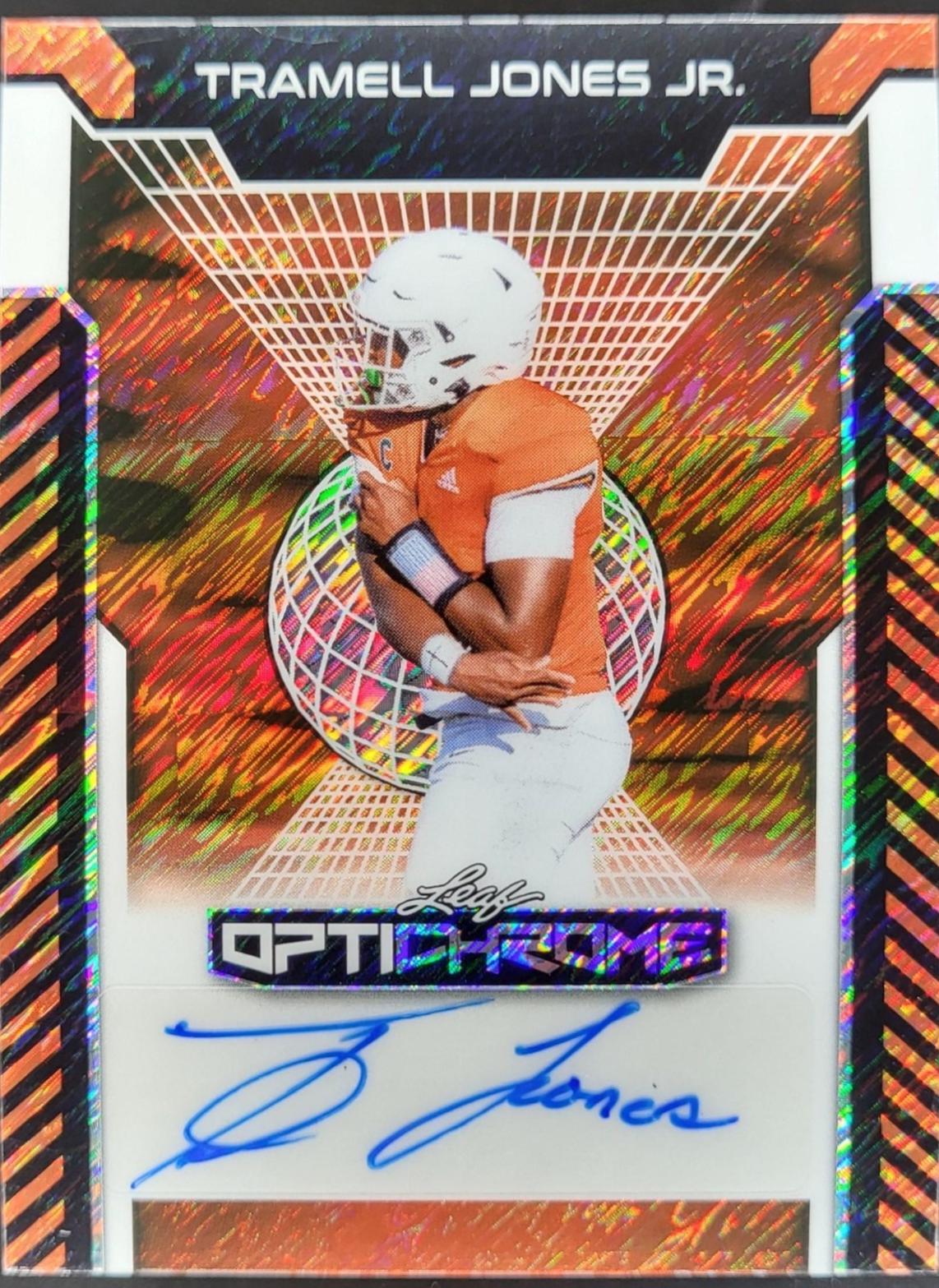 Tramell Jones Jr. [Orange Shimmer] #BA-TJJ