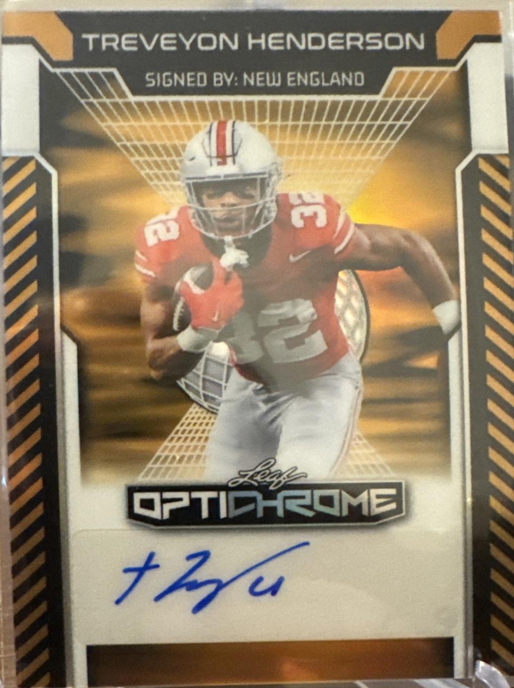 TreVeyon Henderson [Super Prismatic Gold] #BA-TH1