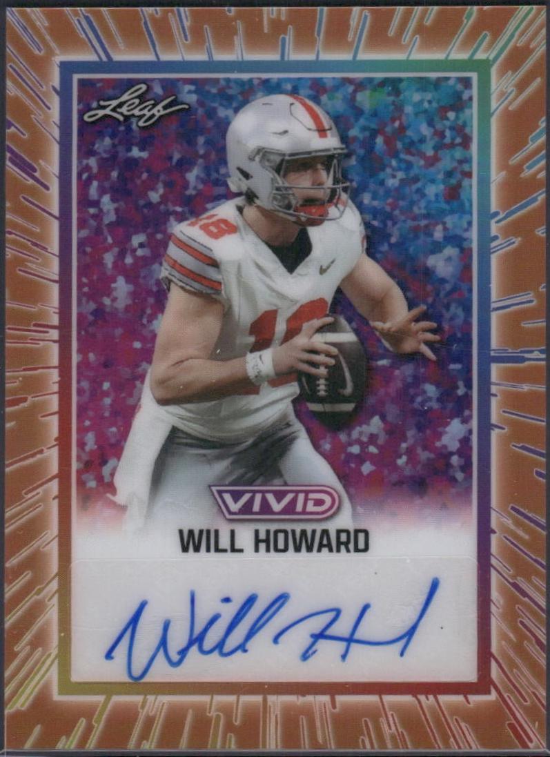 Will Howard [Orange Prismatic] #BA-WH1