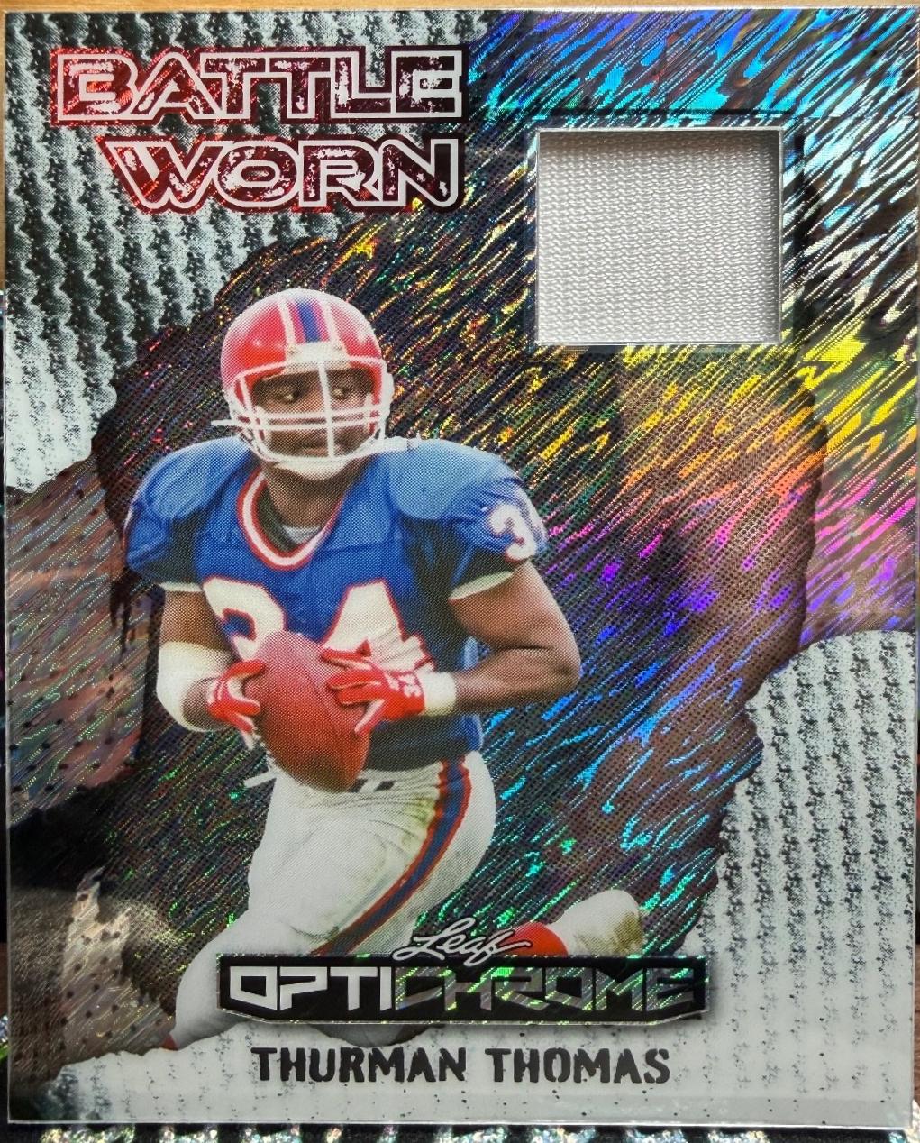 Thurman Thomas [Shimmer Silver] #BW-22