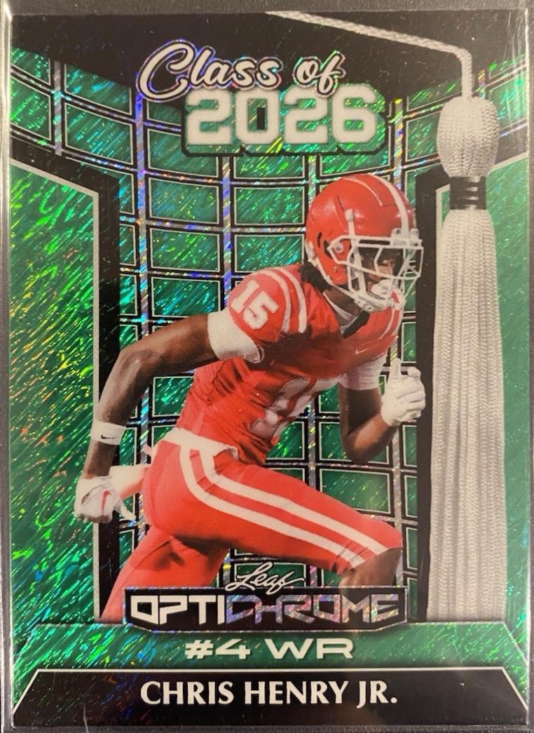 Chris Henry Jr. [Shimmer Green] #26B-3