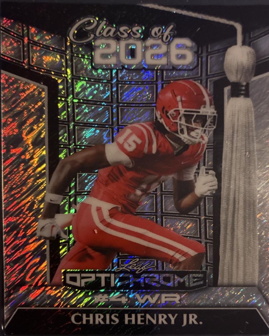 Chris Henry Jr. [Shimmer Silver] #26B-3
