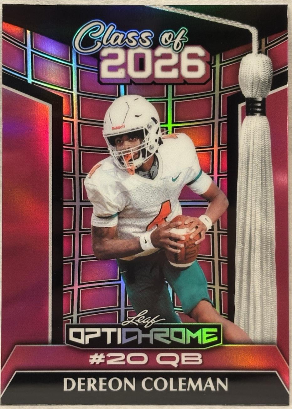 Dereon Coleman [Prismatic Pink] #26B-5