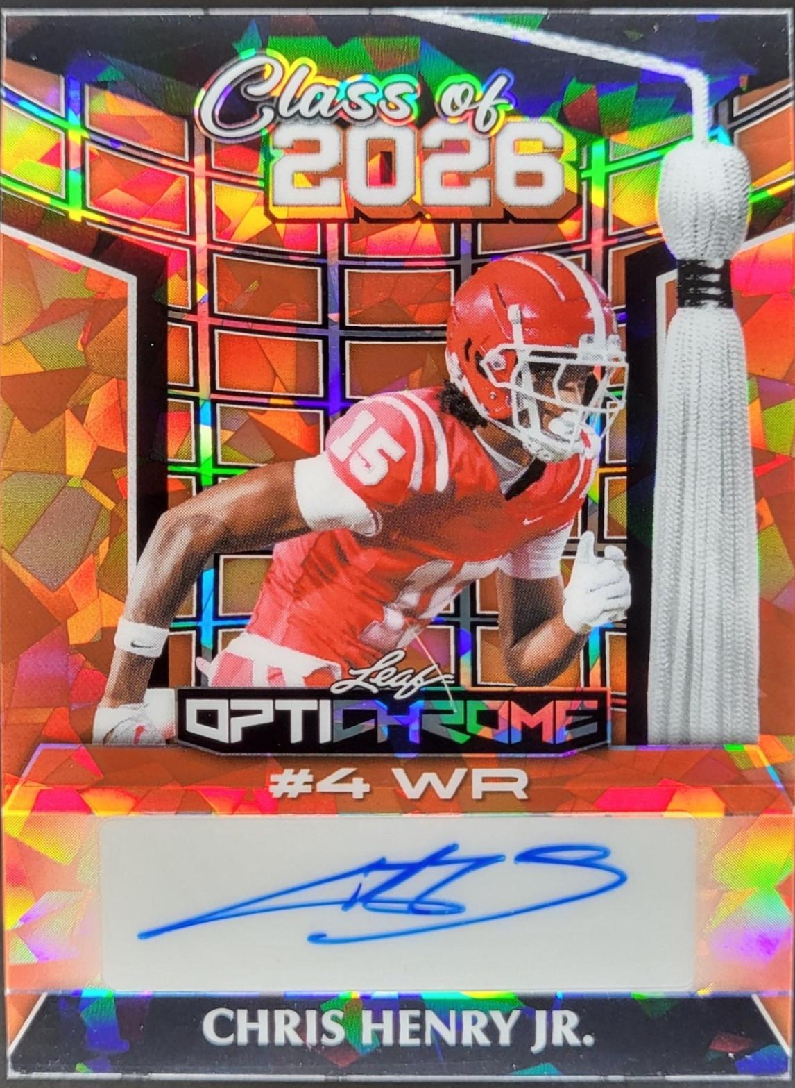 Chris Henry Jr. [Orange Crystal] #26A-CHJ