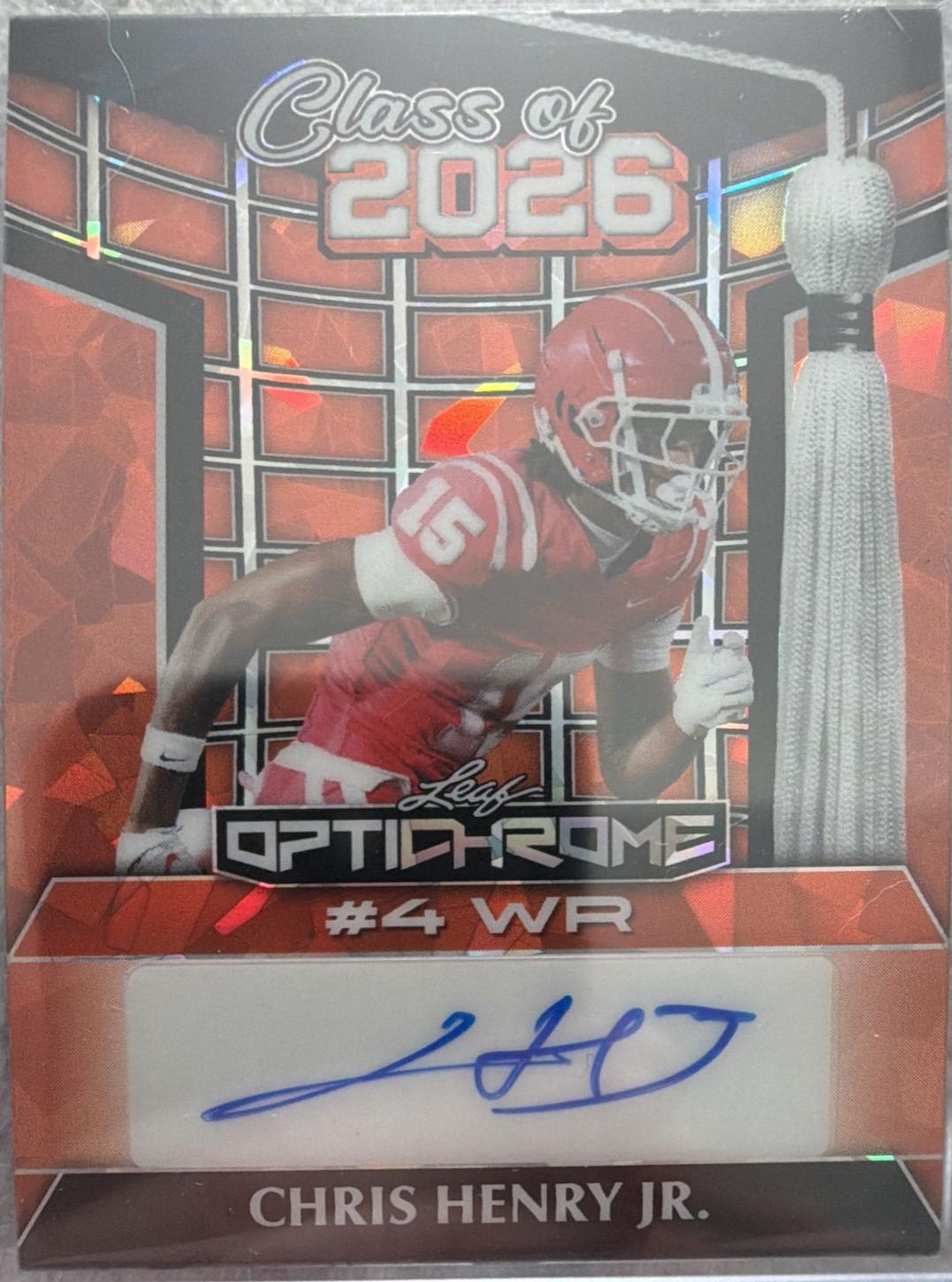 Chris Henry Jr. [Orange Prismatic] #26A-CHJ