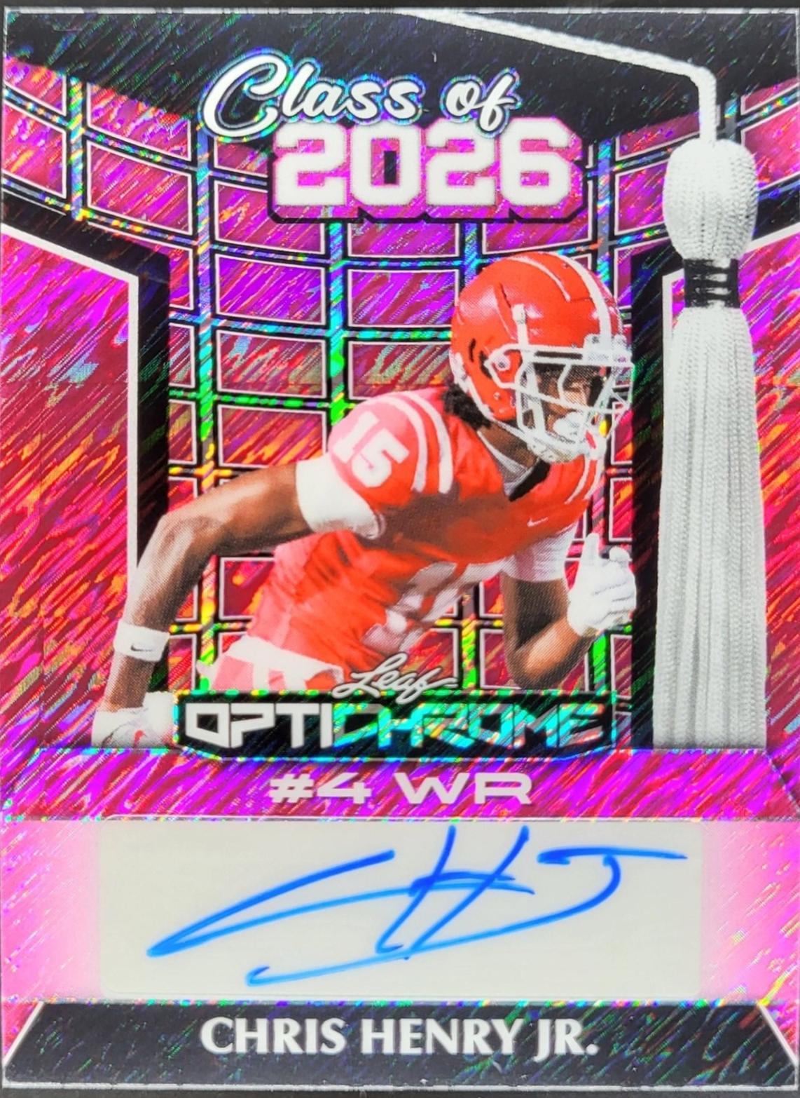 Chris Henry Jr. [Pink Shimmer] #26A-CHJ