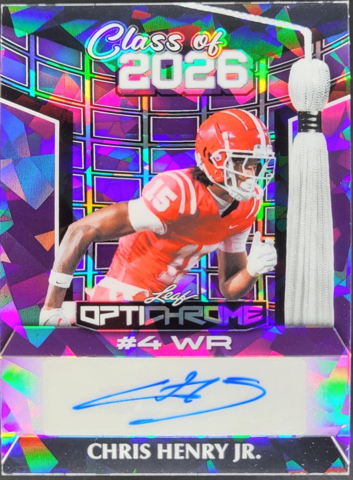 Chris Henry Jr. [Purple Crystal] #26A-CHJ