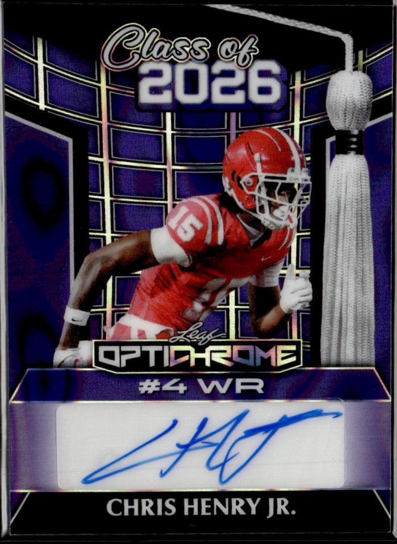 Chris Henry Jr. [Purple Prismatic] #26A-CHJ