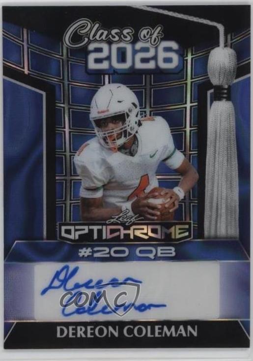 Dereon Coleman [Blue Lava] #26A-DC1
