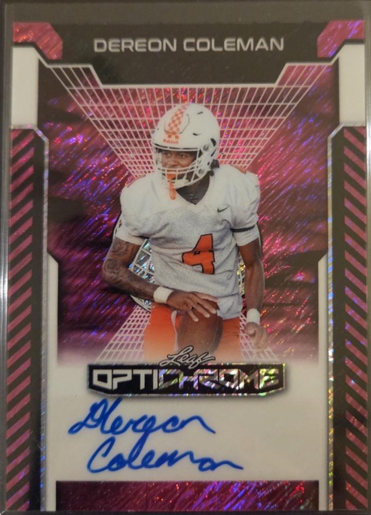 Dereon Coleman [Pink Shimmer] #26A-DC1