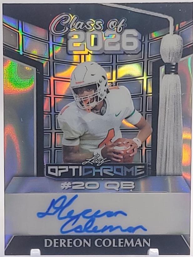 Dereon Coleman [Silver Lava] #26A-DC1