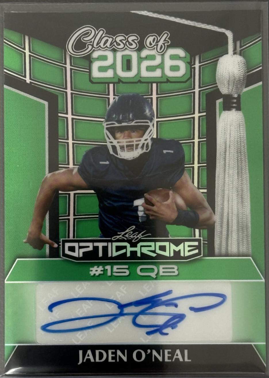 Jaden O'Neal [Green Prismatic] #26A-JON