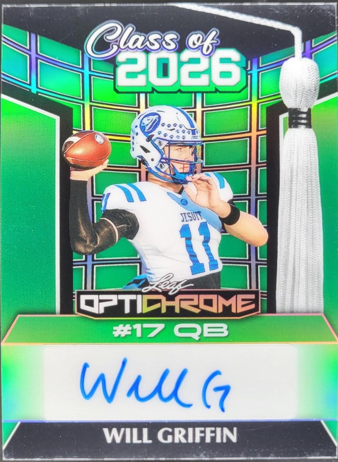 Will Griffin [Green Prismatic] #26A-WG1