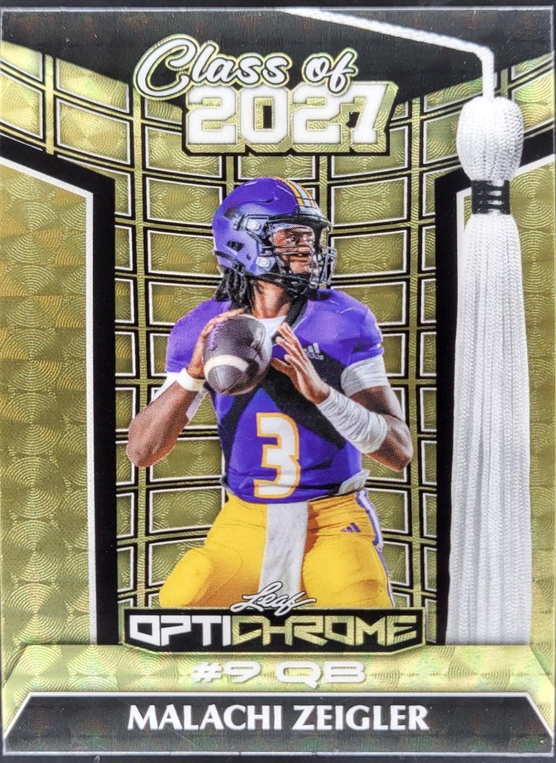 Malachi Zeigler [Prismatic Gold] #27B-5