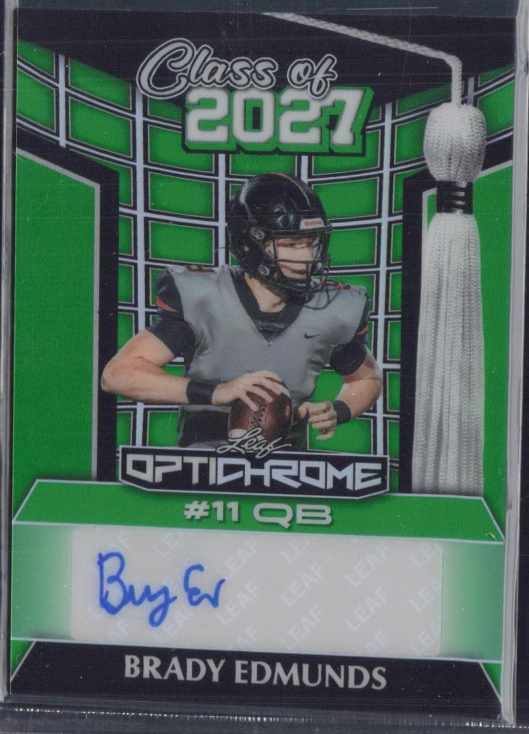 Brady Edmunds [Green Prismatic] #27A-BE1