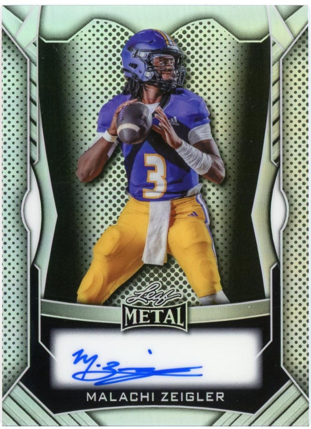 Malachi Zeigler [Prismatic Silver] #LA-MZ1