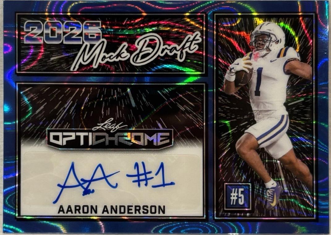 Aaron Anderson [Prismatic Blue] #MA-AA1